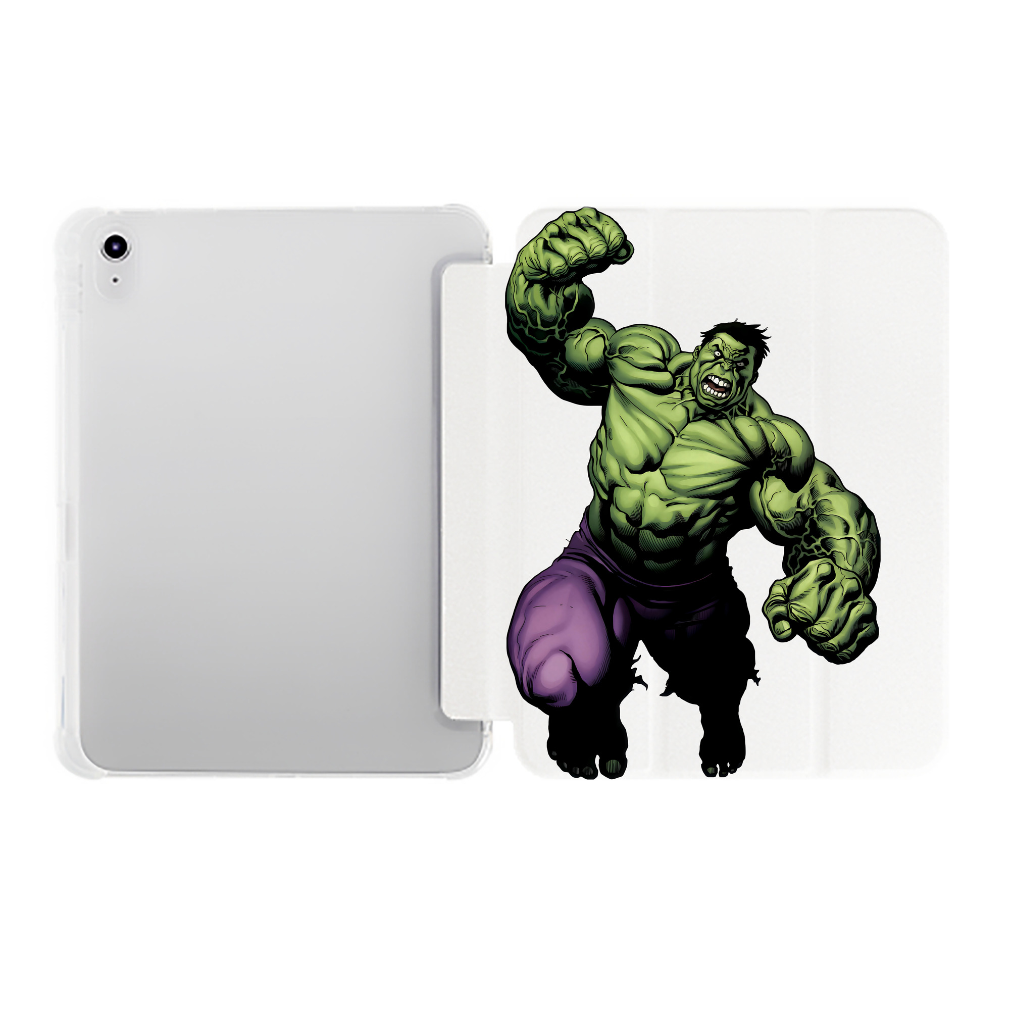 （画像用） アベンジャーズ The Avengers IPad ケース ペン収納付き 三つ折りスタンド PUレザー×シリコン 対応機種9.5/10.5/10.9インチ